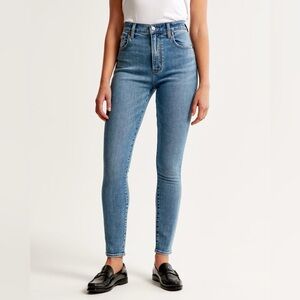 Abercrombie medium wash Simone high waisted jean legging
